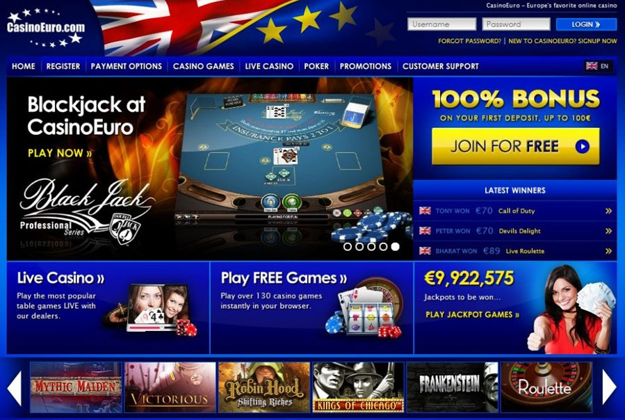 Euaro casyno. 